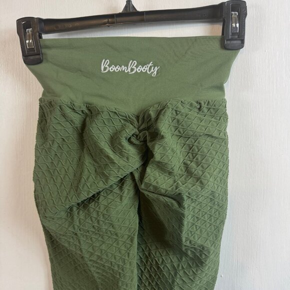 Boom Booty olive green Mulan Anti-Cellulite Leggings - Picture 8 of 10